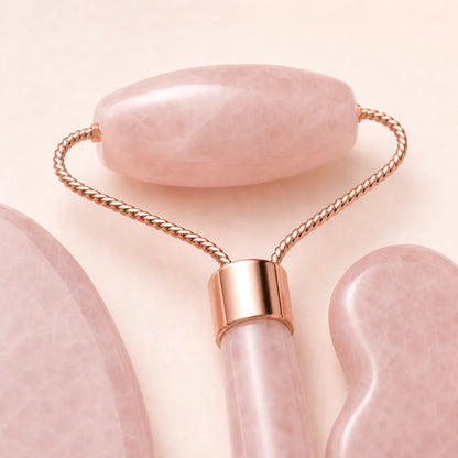 Lunea Sculpt – třídílná sada masážního válečku a gua sha – detail produktu
