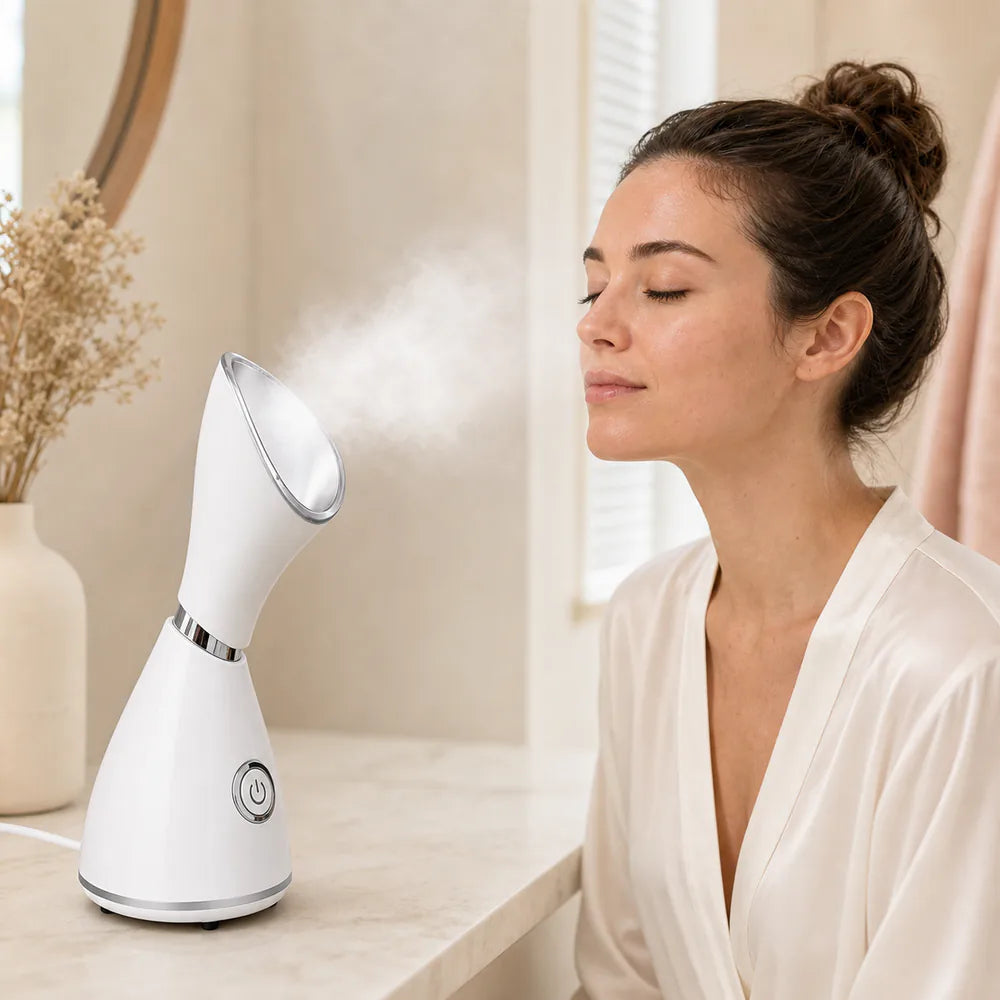 Lunea Mist – stolní kosmetický přístroj – ukázka použití
