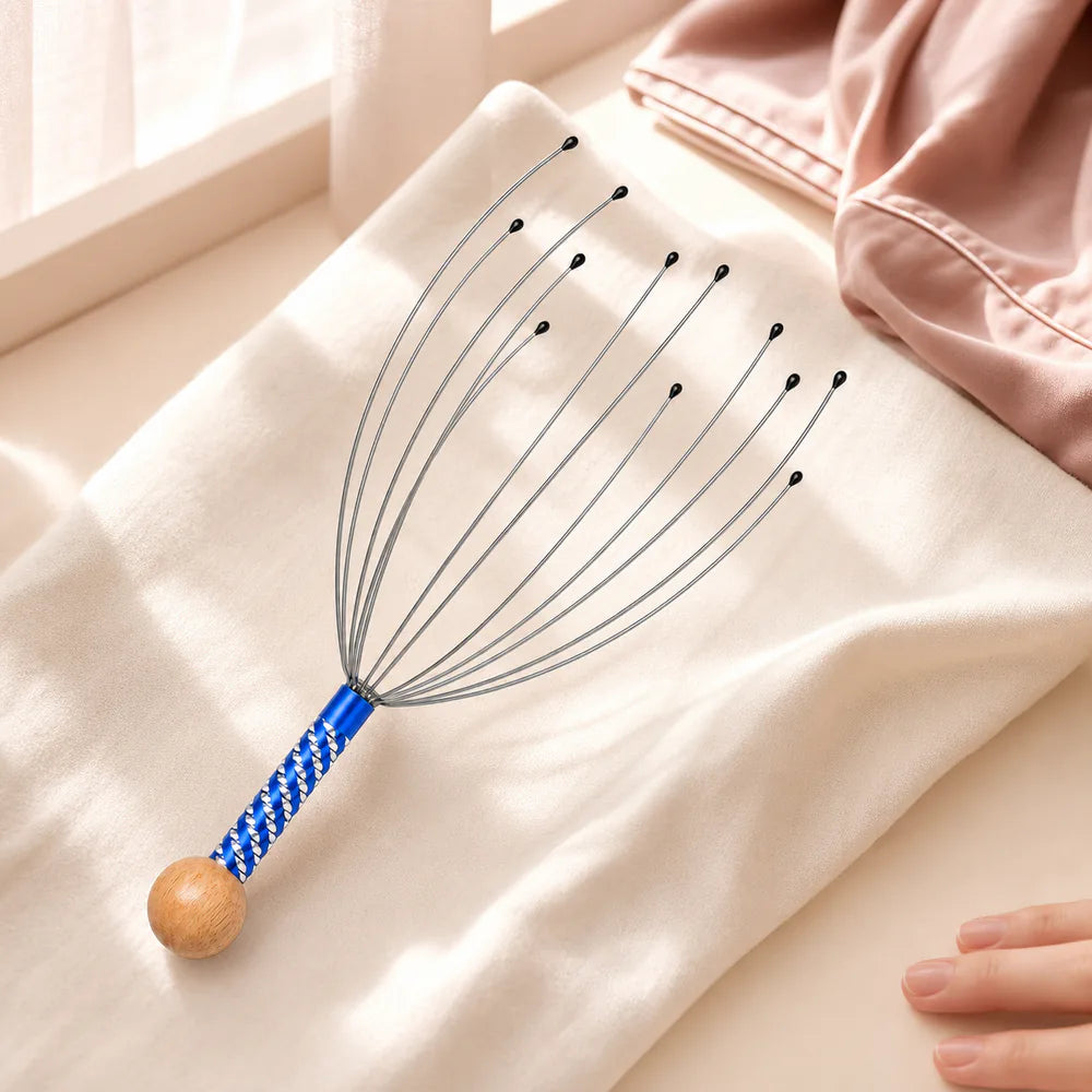 Lunea Scalp Reset – ruční masážní pomůcka na pokožku hlavy – produkt v domácí rutině
