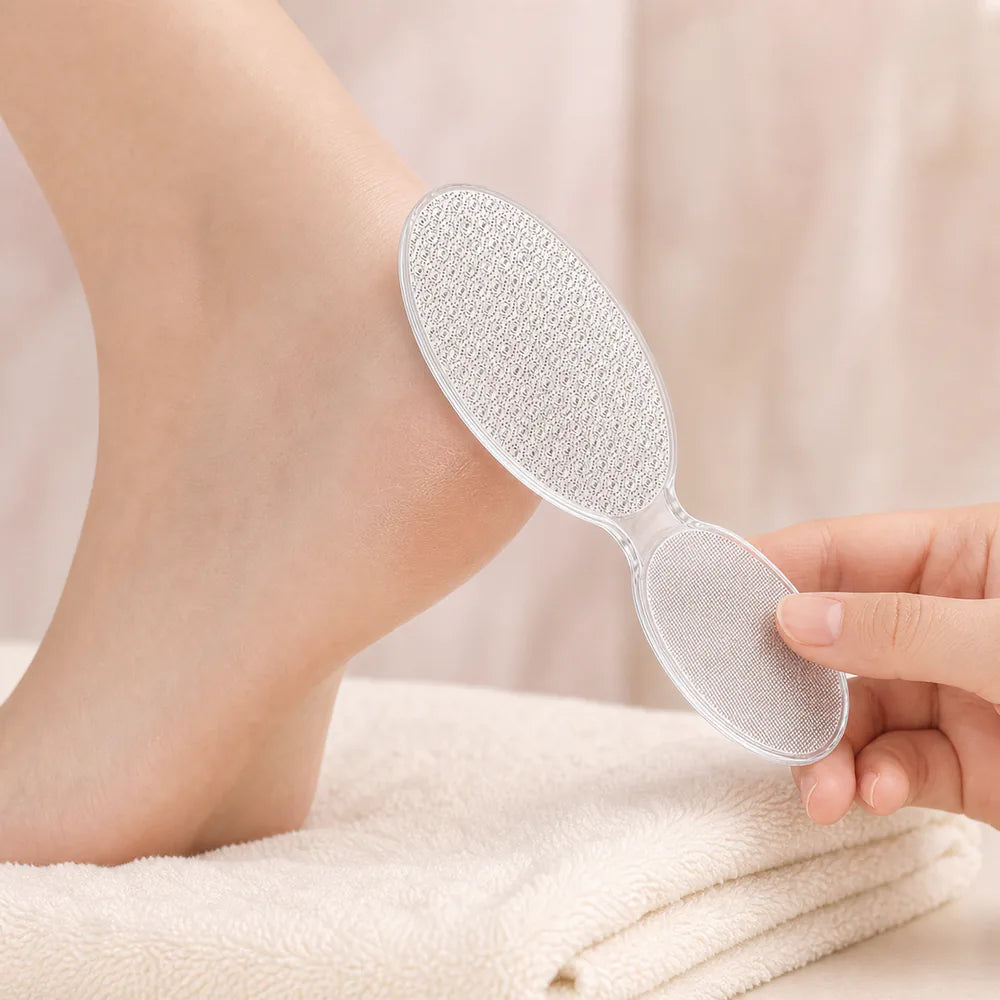 Lunea Step – oboustranný pilník na chodidla – ukázka použití