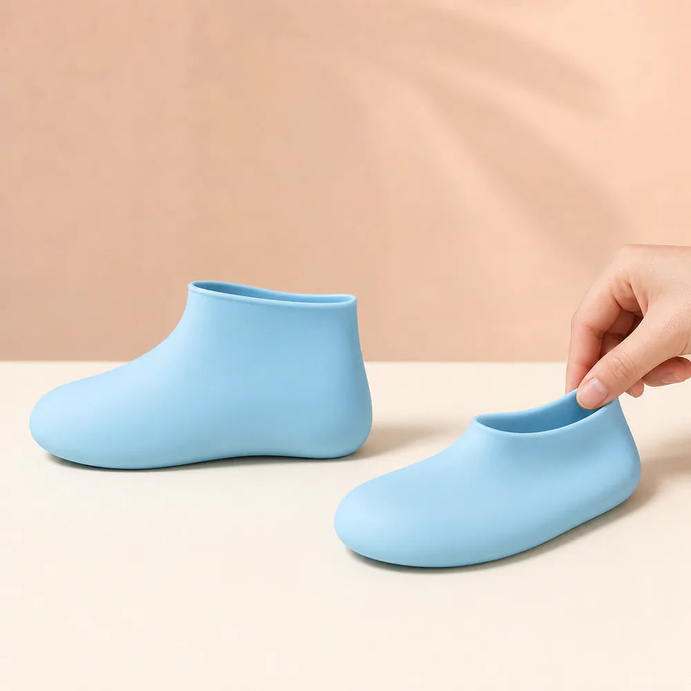 Lunea Feet – kosmetické návleky na chodidla – měřítko a obsah balení
