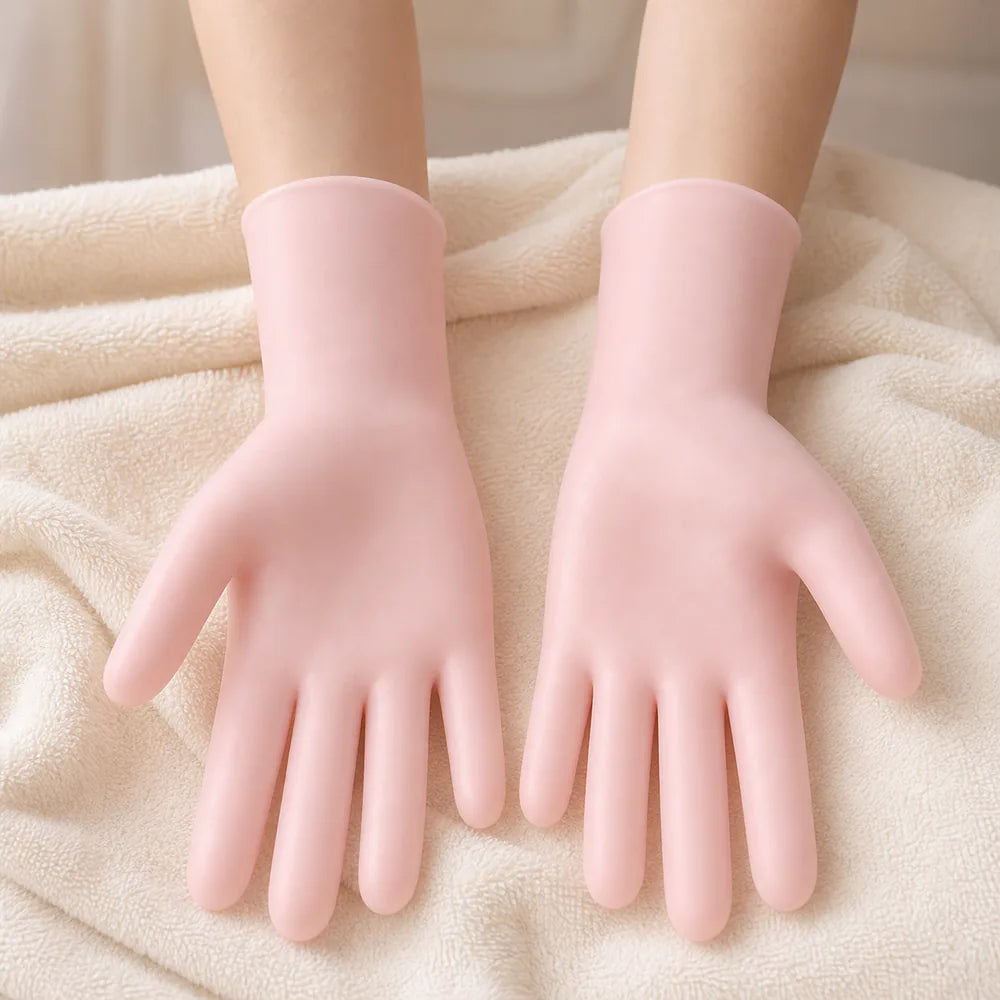 Lunea Hands – kosmetické rukavice na ruce – ukázka použití